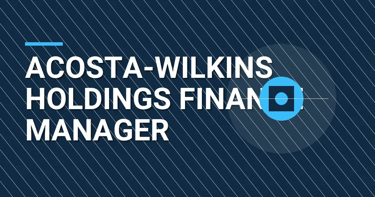 Acosta-Wilkins Holdings Finance Manager