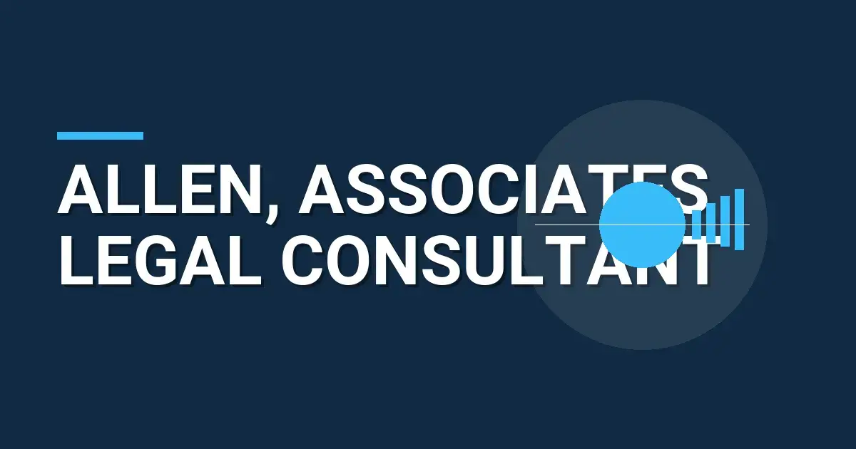 Allen, Associates Legal Consultant