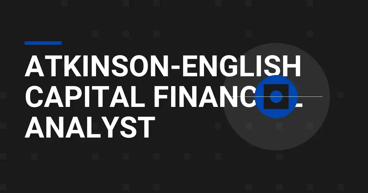 Atkinson-English Capital Financial Analyst