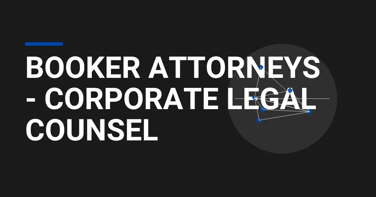 Booker Attorneys - Corporate Legal Counsel