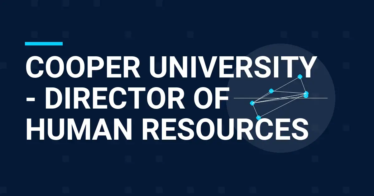 Cooper University - Director of Human Resources