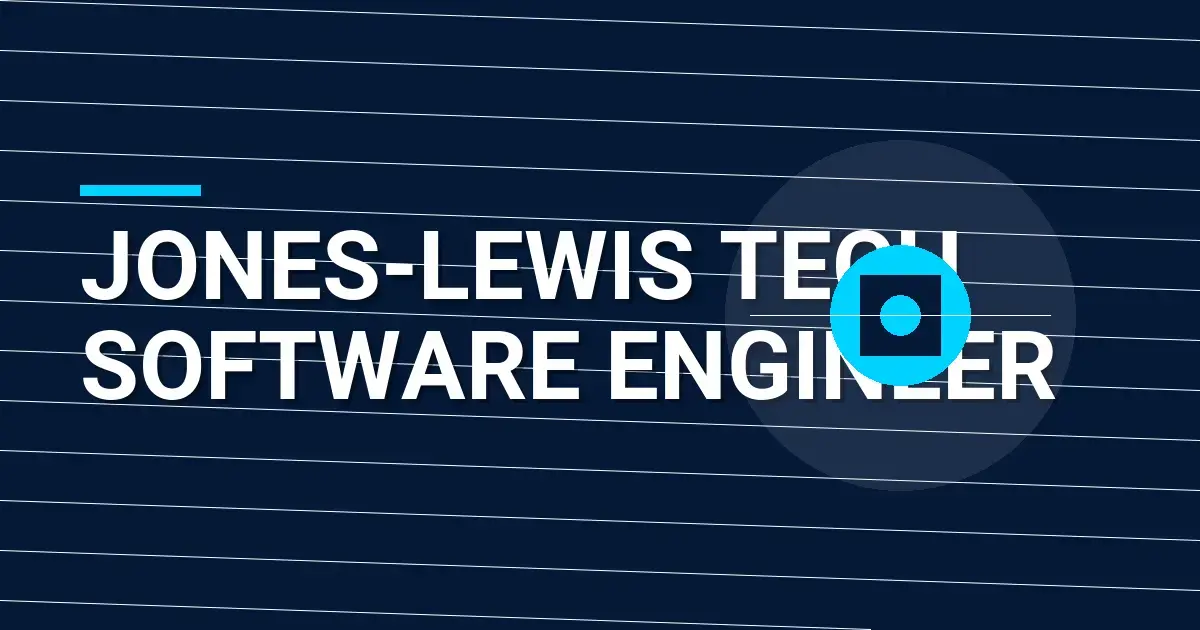Jones-Lewis Tech Software Engineer