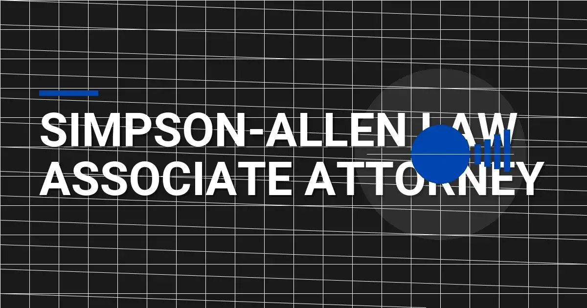 Simpson-Allen Law Associate Attorney