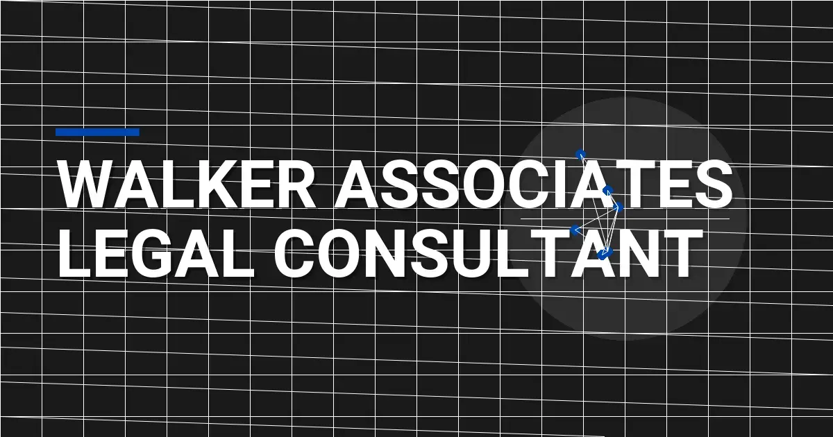 Walker Associates Legal Consultant