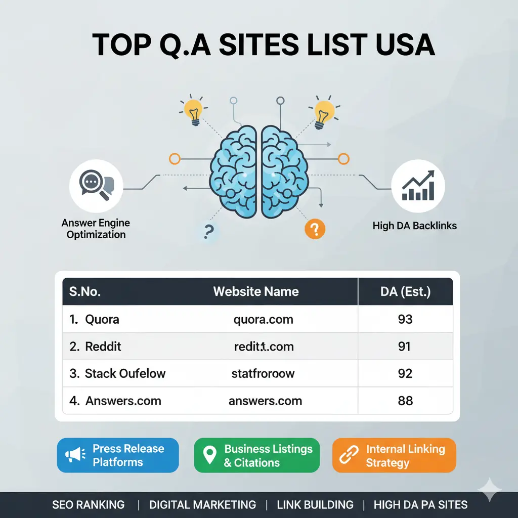 Top Q&A Sites List USA