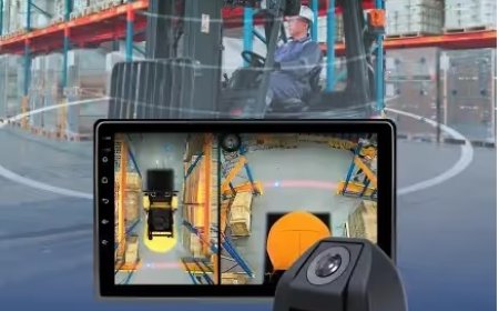 How Forklift Bird’s Eye View Cameras Reduce Blind Spots & Improve Safety