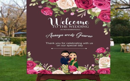 Wedding Board Printing – Elegant, Custom Signage to Make Your Big Day Shine