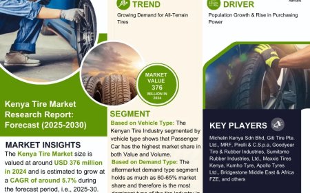Kenya Tire Market Share & Forecast 2025–2030: Insights & Drivers