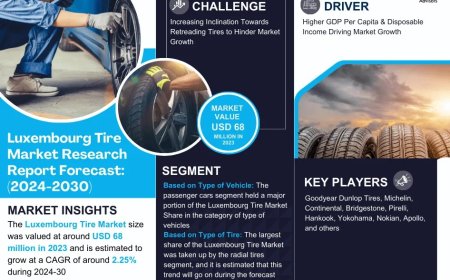 Luxembourg Tire Market Share & Forecast 2024–2030: Insights & Drivers