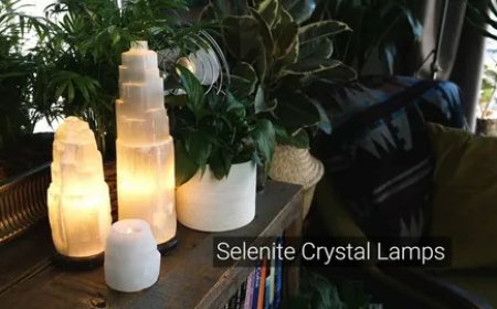 Buy Selenite Crystal Lamps Online in the UK Today