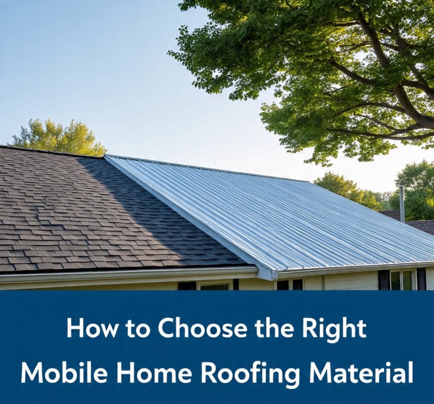 How to Choose the Right Mobile Home Roofing Material